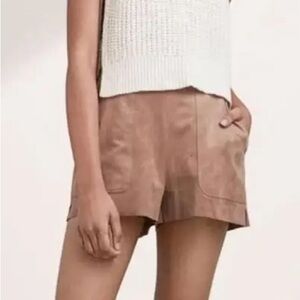 Wilfred High Waist Tan Shorts